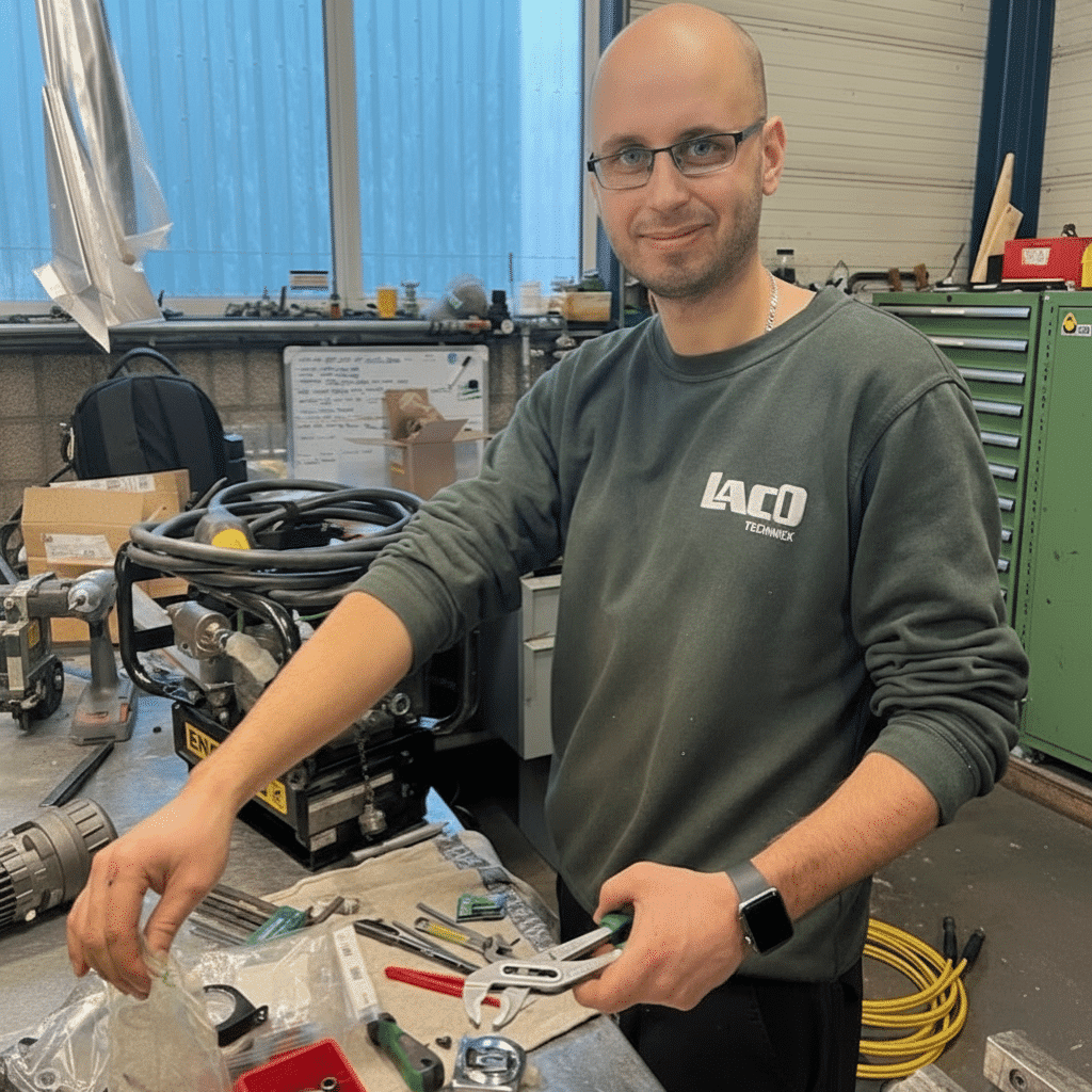 Afbeelding van Davey, medewerker van Laco Techniek